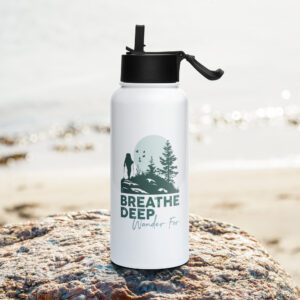 Wander Far Stainless Steel Water Bottle